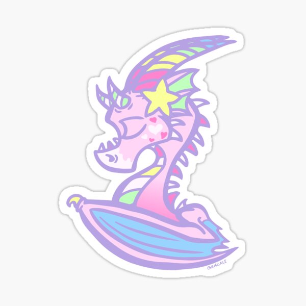 Item preview, 80's Pastel Toy Dragon designed and sold by JanGrackle.