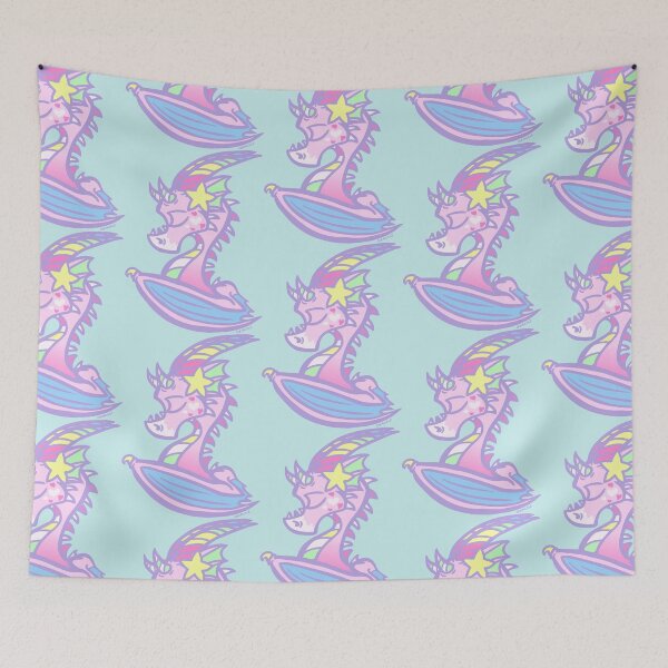 Item preview, 80's Pastel Toy Dragon designed and sold by JanGrackle.