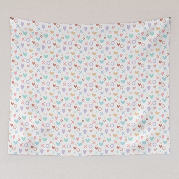 Item preview, Kisses and hugs cute love heart pattern designed and sold by anzelas.