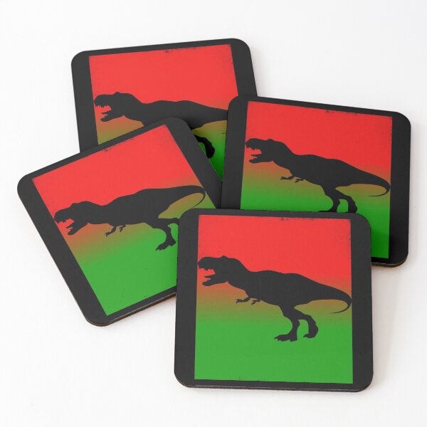 Item preview, T-Rex dinosaur - two tone silhouette designed and sold by Da-Family-Biz.