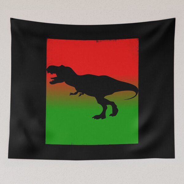 Item preview, T-Rex dinosaur - two tone silhouette designed and sold by Da-Family-Biz.