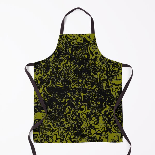 Item preview, Fluid design - black and olive designed and sold by rahilvalani.