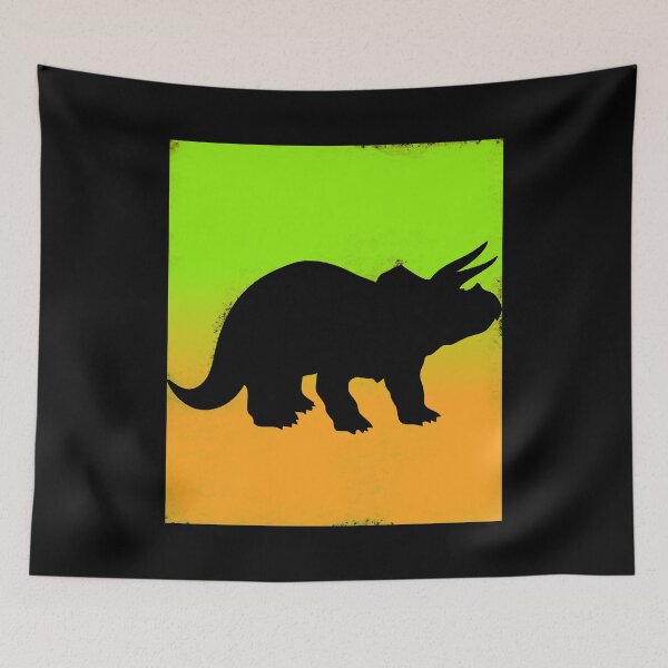 Item preview, Triceratops dinosaur - two tone silhouette designed and sold by Da-Family-Biz.