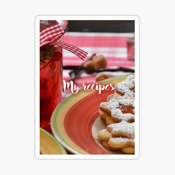 Cute Zig Zag Empty Cookbook for Baking and Cooking Lovers for Recipes and Notes. Golden Polka Dots Blank Recipe Journal Book to Write In Favorite Recipes and Notes Recipe Journal