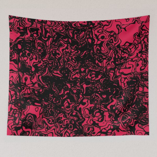 Item preview, Fluid design - black and red designed and sold by rahilvalani.