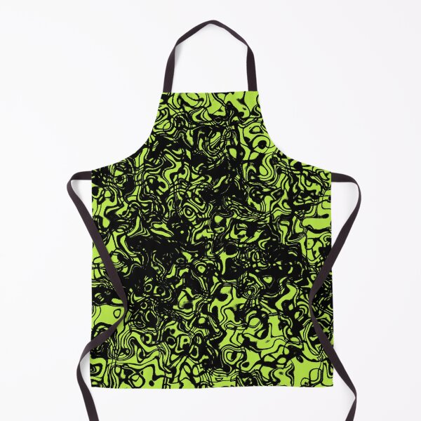 Item preview, Fluid design - black and lime designed and sold by rahilvalani.