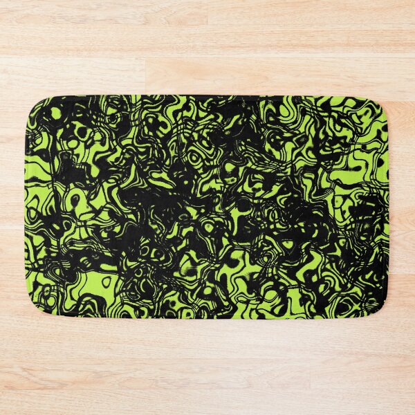 Item preview, Fluid design - black and lime designed and sold by rahilvalani.