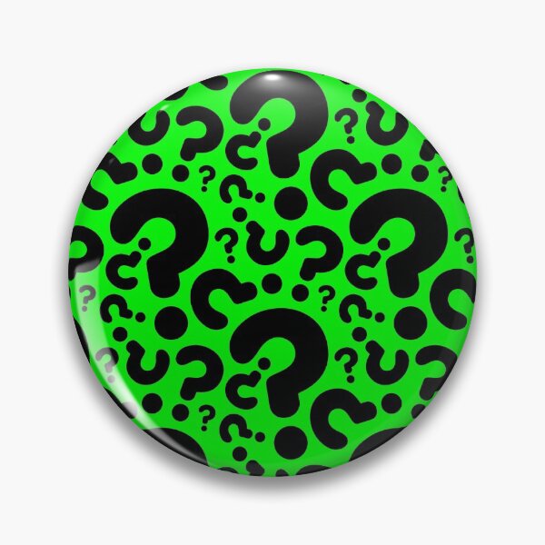 Item preview, acid green question mark halloween designed and sold by Gossip Rag.