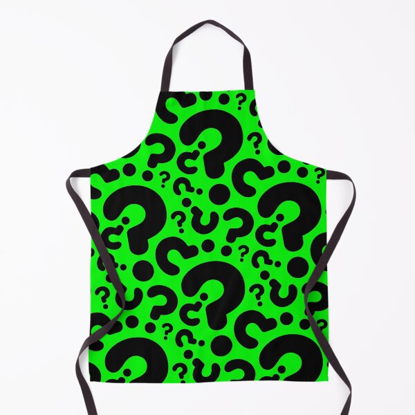 Item preview, acid green question mark halloween designed and sold by Gossip Rag.