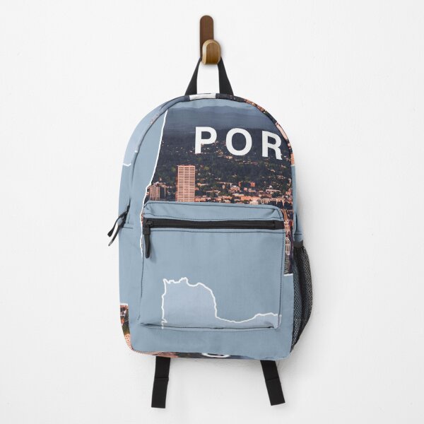 Item preview, Portland Oregon Skyline and Mount Hood-Map of Oregon designed and sold by anthonylonder.