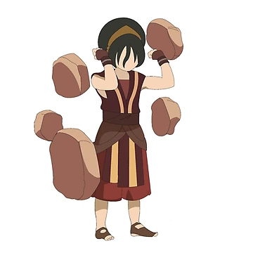 Artwork thumbnail, Fire Nation Toph by RHallucinations