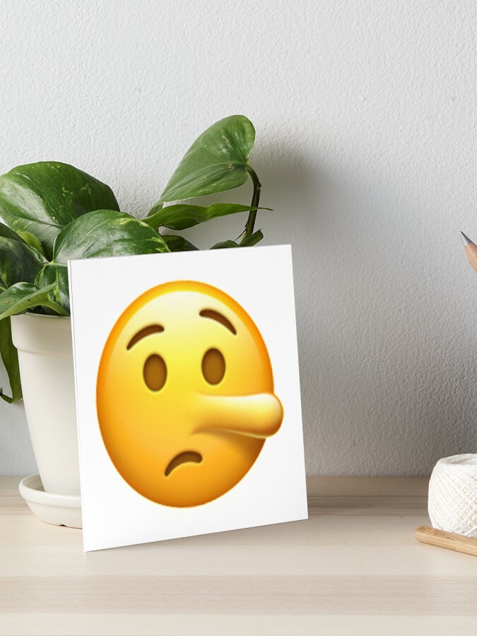 Lying Face Emoji - Emoji - Sticker