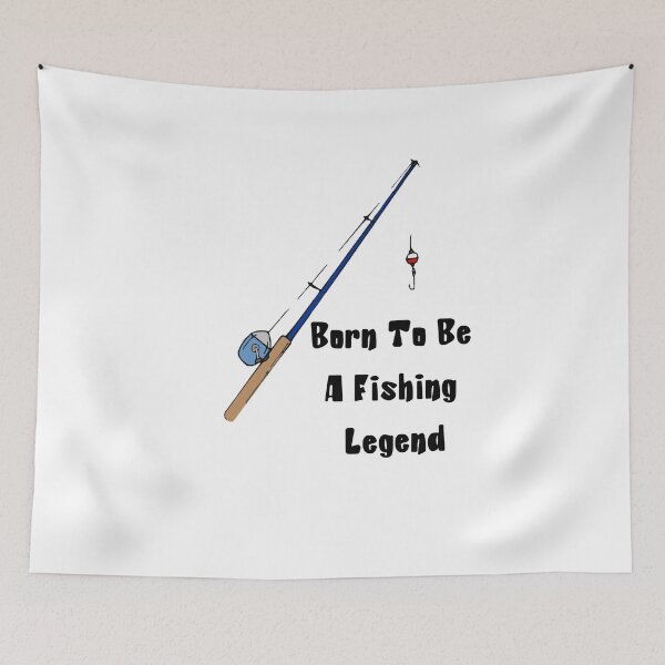 Item preview, Born To Be A Fishing Legend designed and sold by Chanchane Store.