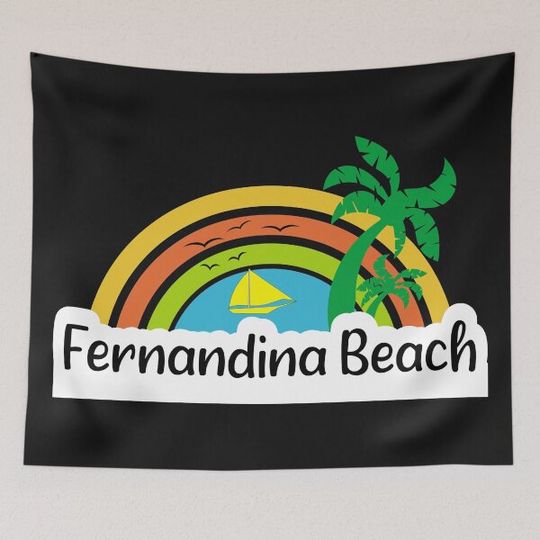 Item preview, Retro Fernandina Beach Attractive designed and sold by DJAMALK.