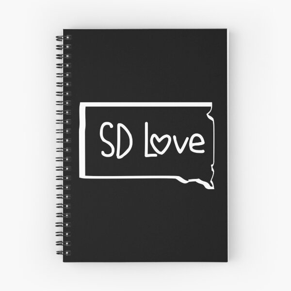 Artikelvorschau, South Dakota-Print - SD Love Sweatshirt entworfen und verkauft von zubakbrita.