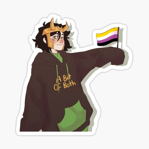 Item preview, Non binary Pride Loki designed and sold by Flurrrmp.