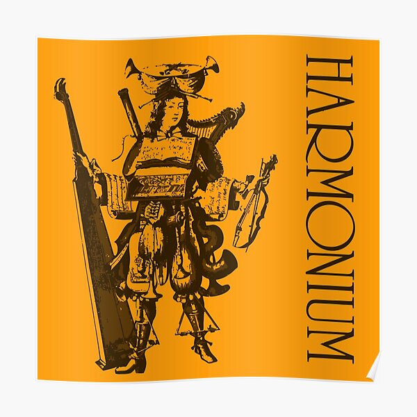 "Harmonium Album Cover" Poster by Vince19Drums Redbubble