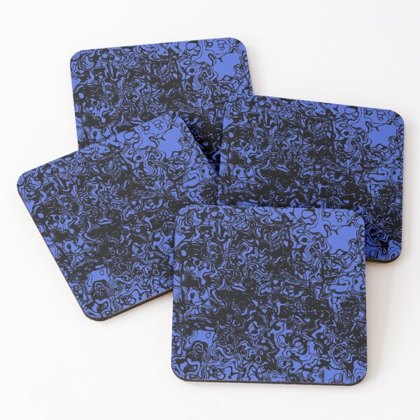Item preview, Fluid design - black and blue designed and sold by rahilvalani.