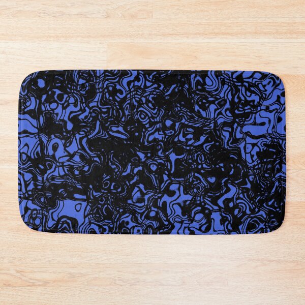 Item preview, Fluid design - black and blue designed and sold by rahilvalani.