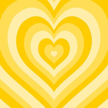 coeur jaune