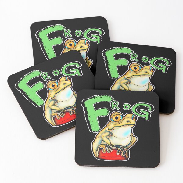 Item preview, Cute frog on a bottle cap designed and sold by iduzarts.