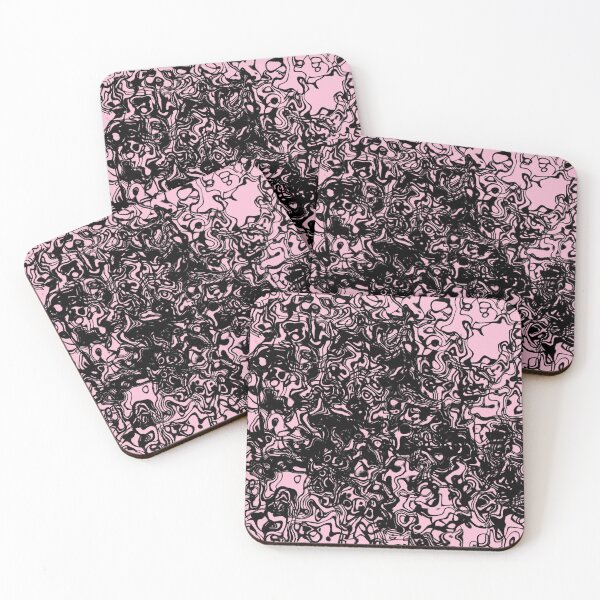 Item preview, Fluid design - black and pink designed and sold by rahilvalani.