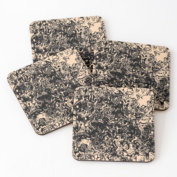 Item preview, Fluid design - black and apricot designed and sold by rahilvalani.