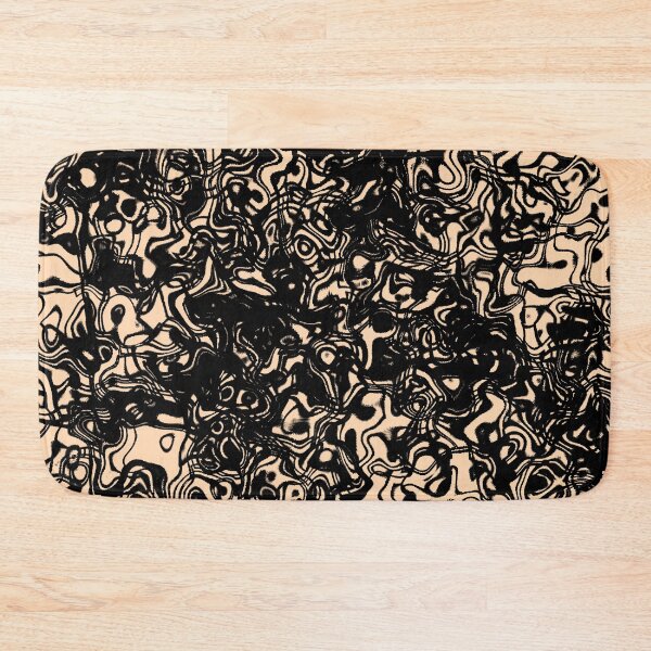 Item preview, Fluid design - black and apricot designed and sold by rahilvalani.