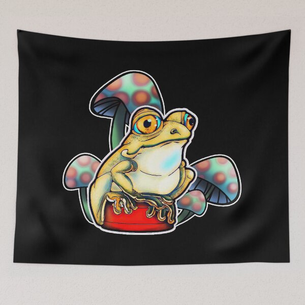 Item preview, Cute frog on a bottle cap designed and sold by iduzarts.