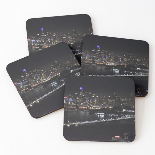 Item preview, Bay Bridge At Night designed and sold by LuxDrawnDesigns.