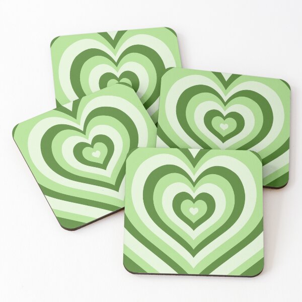 Item preview, green heart designed and sold by y2krevival.