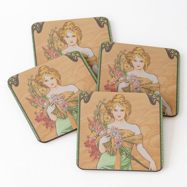 Item preview, The season spring - Alphonse mucha designed and sold by Vivanne-art.