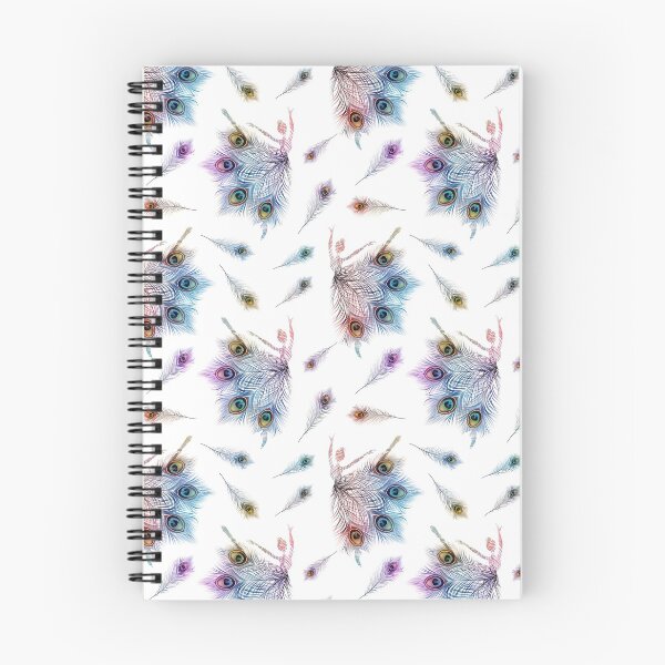 Item preview, Colorful Peacock Feather Seamless Pattern With Dancing Ballerinas, Peacock Feather Pattern, Peacock Feather Vector Pattern designed and sold by graphic-genie.