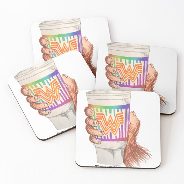 Item preview, Sasquatch Whataburger Pride Sticker designed and sold by Motomow.