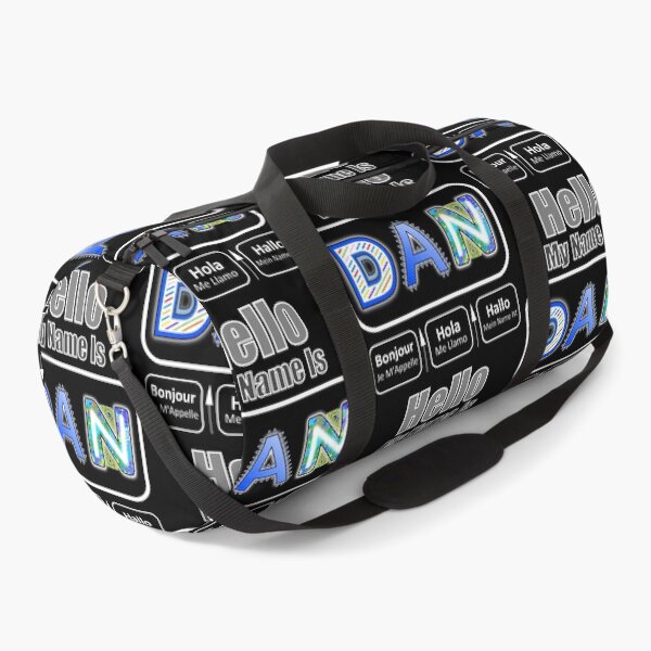 Item preview, Hello My Name Is Dan Nametag For Dark Background designed and sold by artfulnotebook.