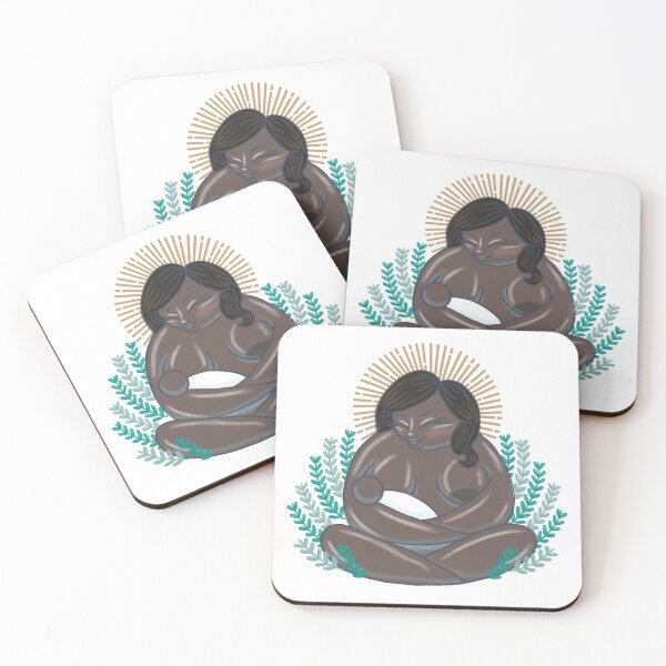 Item preview, Breastfeeding Mother - Dark Skin designed and sold by LivingstonLine.