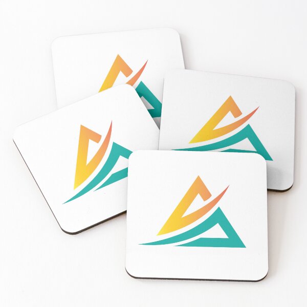 Item preview, Orange And Green Triangle LOGO designed and sold by DinujayaDesigns.