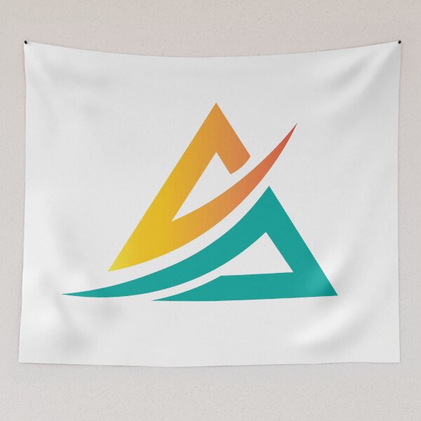 Item preview, Orange And Green Triangle LOGO designed and sold by DinujayaDesigns.
