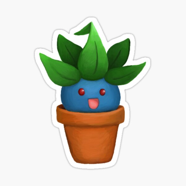 Potted Oddish Sticker