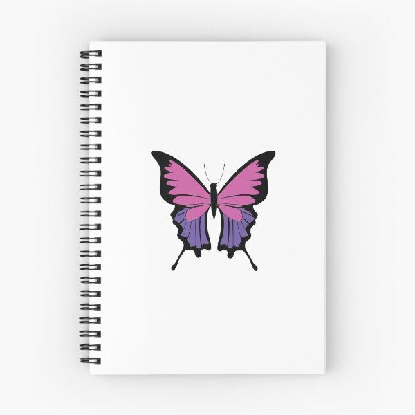 Item preview, Trendy Pink and Purple Butterfly Illustration designed and sold by CJAura by Claire Jane Johnson.