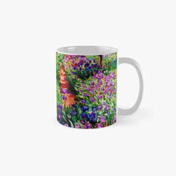Claude Monet | 'Le Jardin aux Iris à Giverny' - 'The Iris Garden at Giverny' Classic Mug