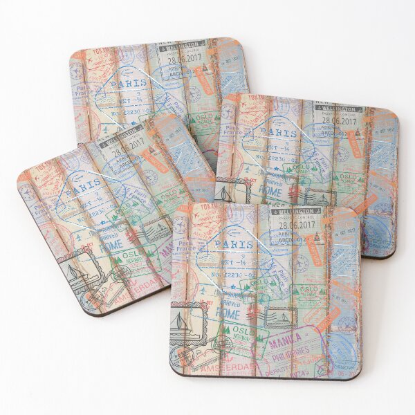 Item preview, TRAVEL STAMPS designed and sold by Craftivity.