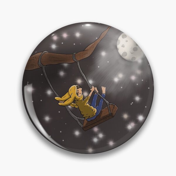Item preview, hello moon nature fantasy whimsical pixie kids designed and sold by Joey Judd.