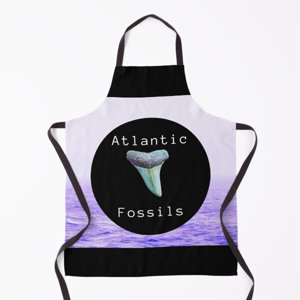 Item preview, Purple Seas Light Blue Atlantic Fossils Shark Tooth Print designed and sold by AtlanticFossils.