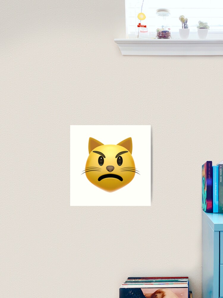 Emoji Pouting Cat | 3D model