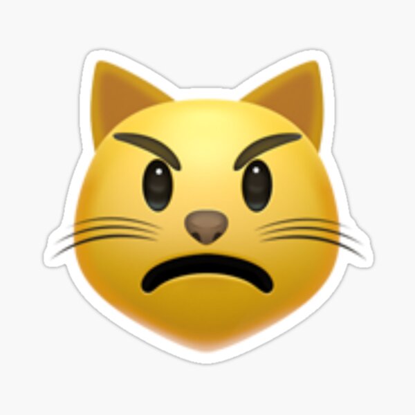 Emojipedia on X: Old grumpy cat is upset at new grumpy cat 😾   / X