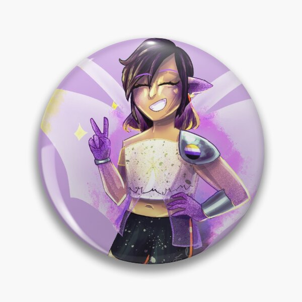 Item preview, Nonbinary  Fairy (light purple) designed and sold by -Solarly-.