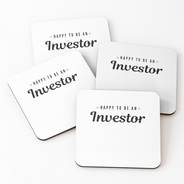 Item preview, Happy to be an investor Artwork 1 (Black) designed and sold by TraderShirts.