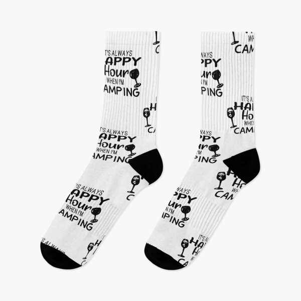 Item preview, its always happy hour when i'm camping essential t-shirt designed and sold by Ikgha.