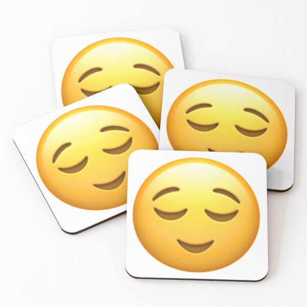 Item preview, Relieved Face Emoji designed and sold by Popular-Gifts.